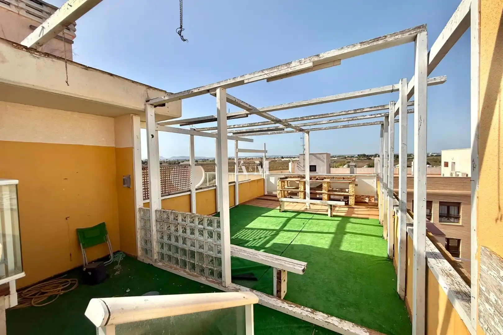 Terrasse von Wohnung zur Miete in San Javier mit Heizung, Terrasse und Schwimmbad