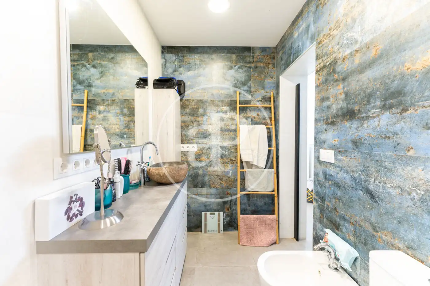Badezimmer von Wohnung zum Verkauf in  Palma de Mallorca mit Klimaanlage, Privatgarten und Terrasse