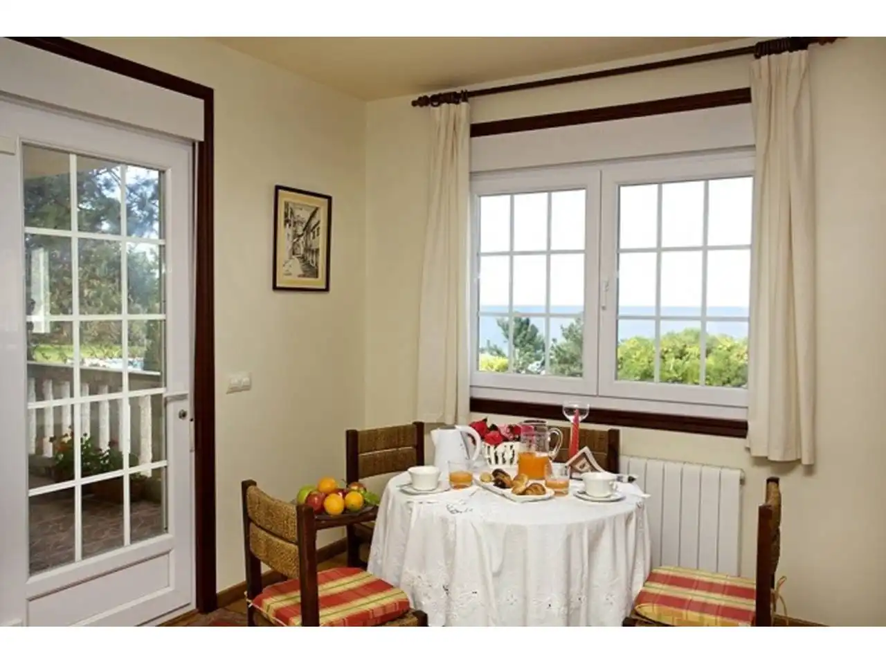 Esszimmer von Haus oder Chalet zur Miete in Baiona mit Heizung, Privatgarten und Terrasse