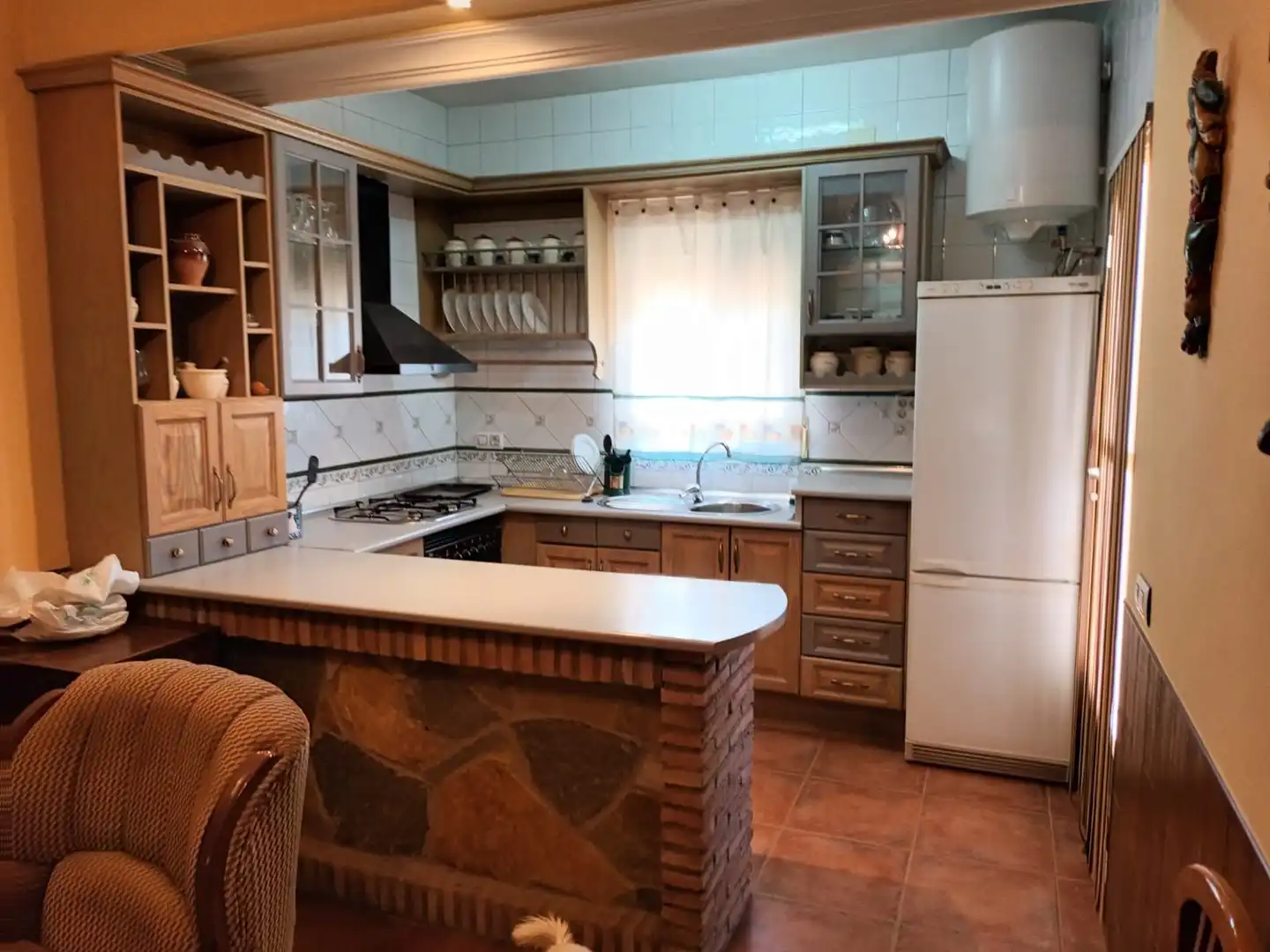 Kitchen of Houses for sale in Mengíbar  with Air Conditioner, Terrace and Storage room