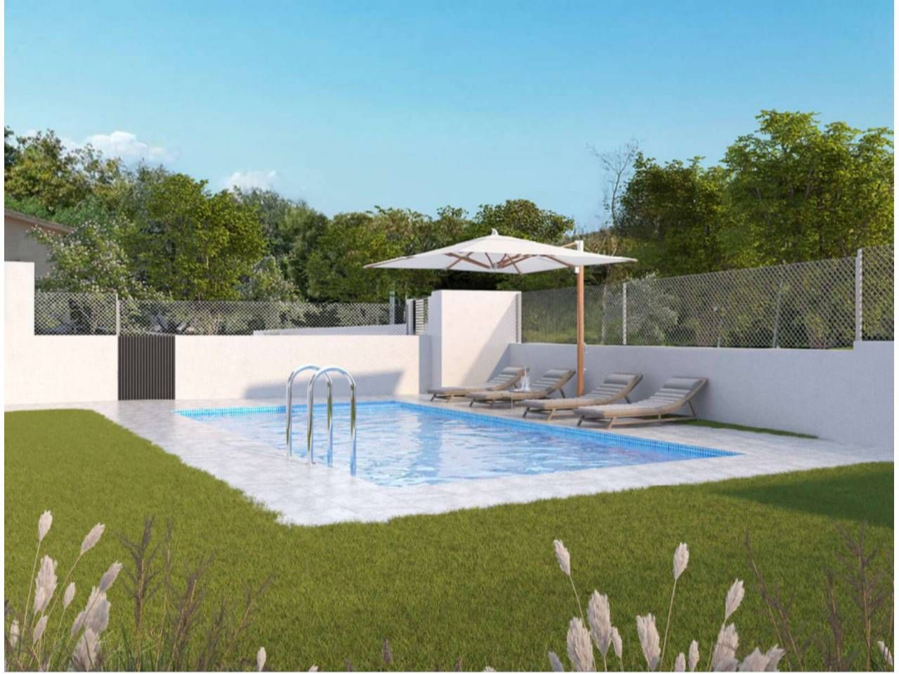 Piscina de Pis en venda en Cubelles amb Aire condicionat, Calefacció i Parquet