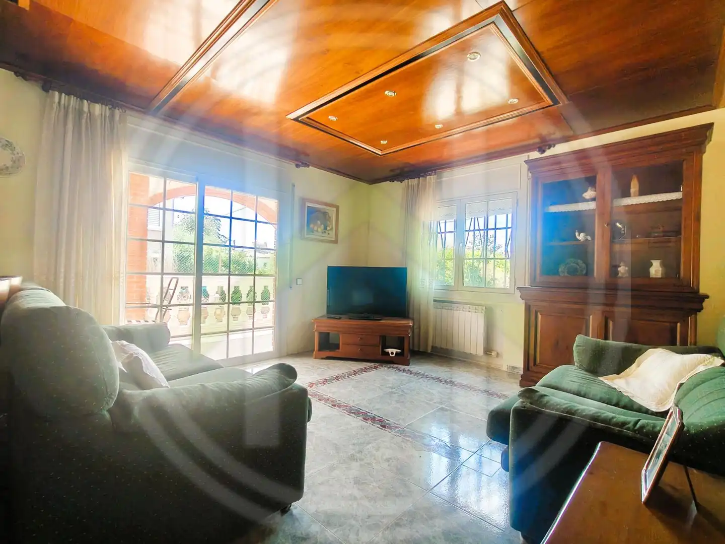 Sala de estar de Casa o chalet en venta en Cànoves I Samalús con Calefacción, Jardín privado y Terraza