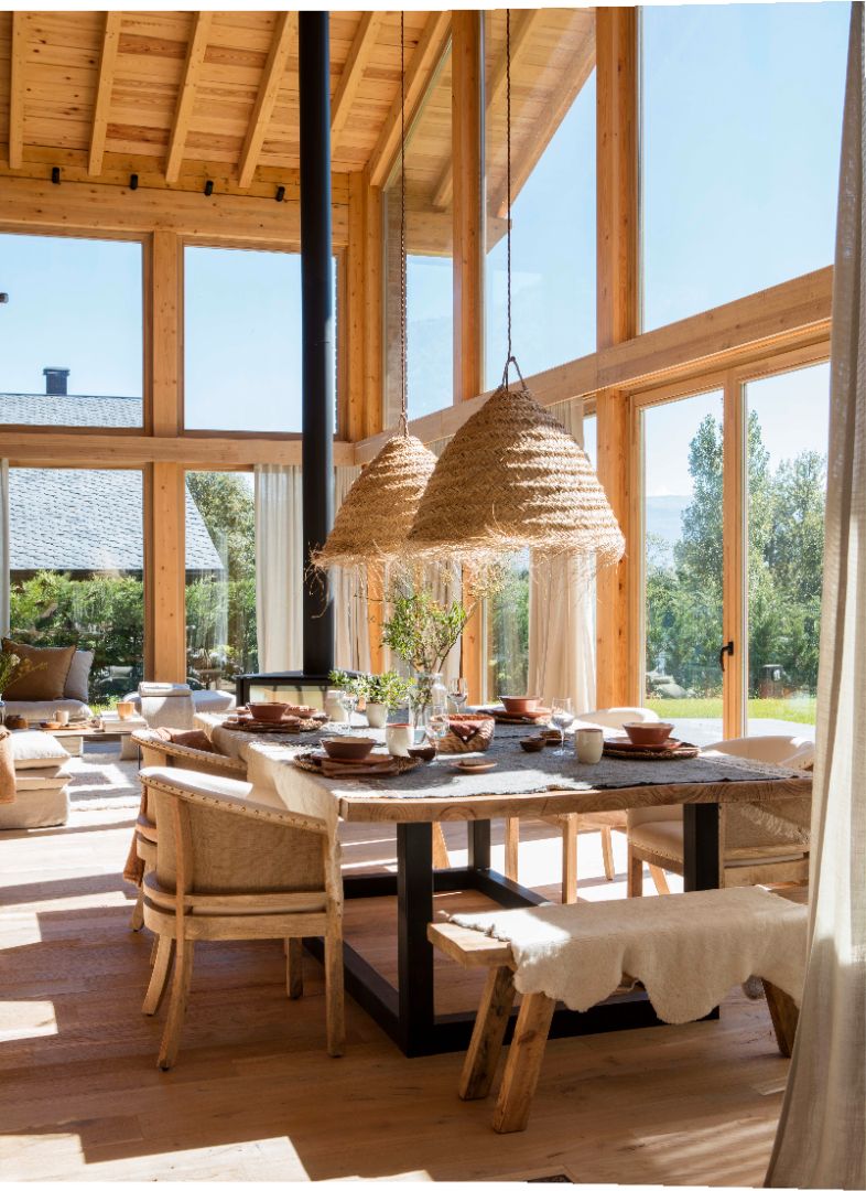 Dining room of Single-family semi-detached for sale in Llívia  with Air Conditioner, Heating and Private garden