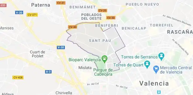 Vista exterior de Piso de alquiler en Valencia con Aire acondicionado, Calefacción y Jardín privado