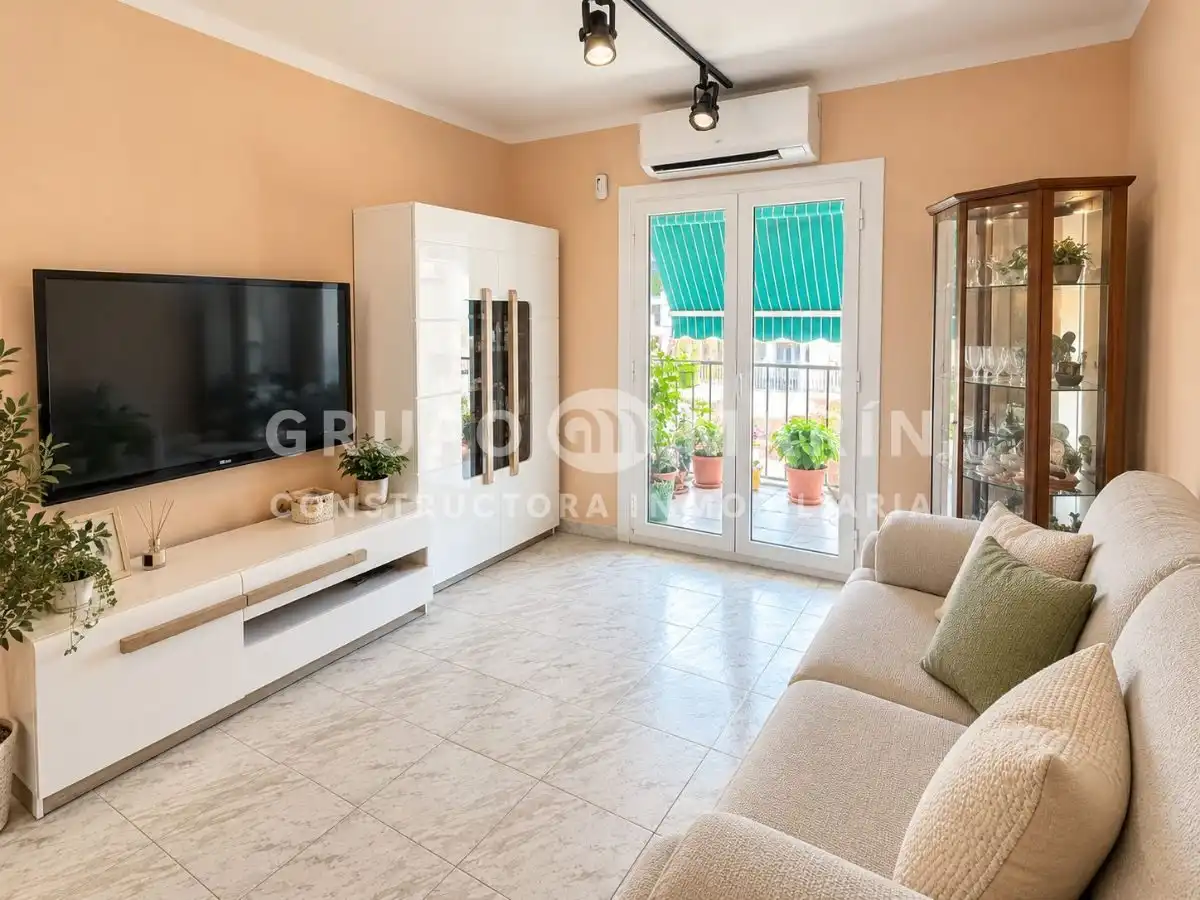 Living room of Flat for sale in Badalona  with Heating and Terrace