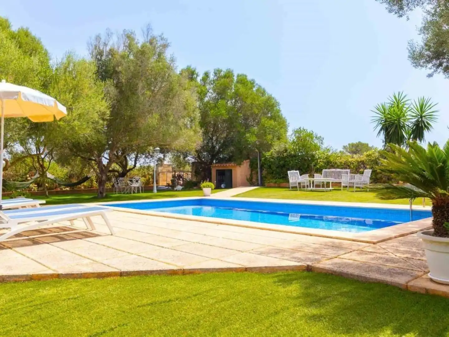 Piscina de Casa o xalet de lloguer en Santa Margalida amb Aire condicionat, Calefacció i Terrassa