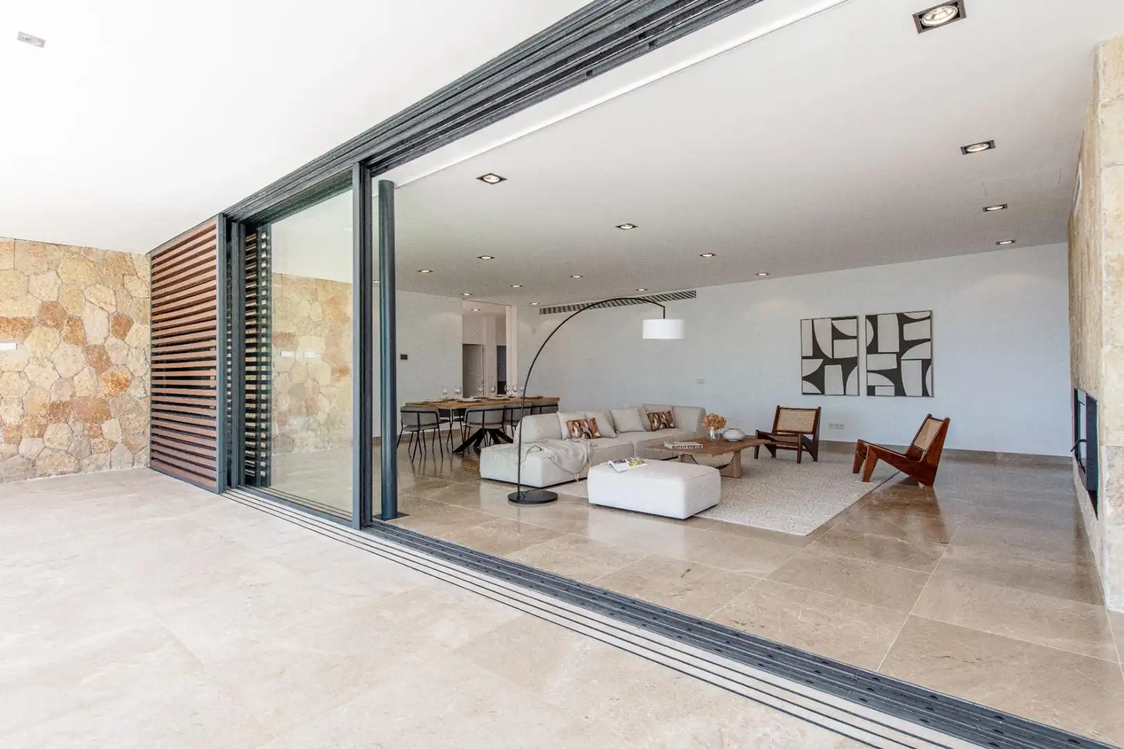 Living room of Houses for sale in Calvià  with Air Conditioner, Private garden and Terrace