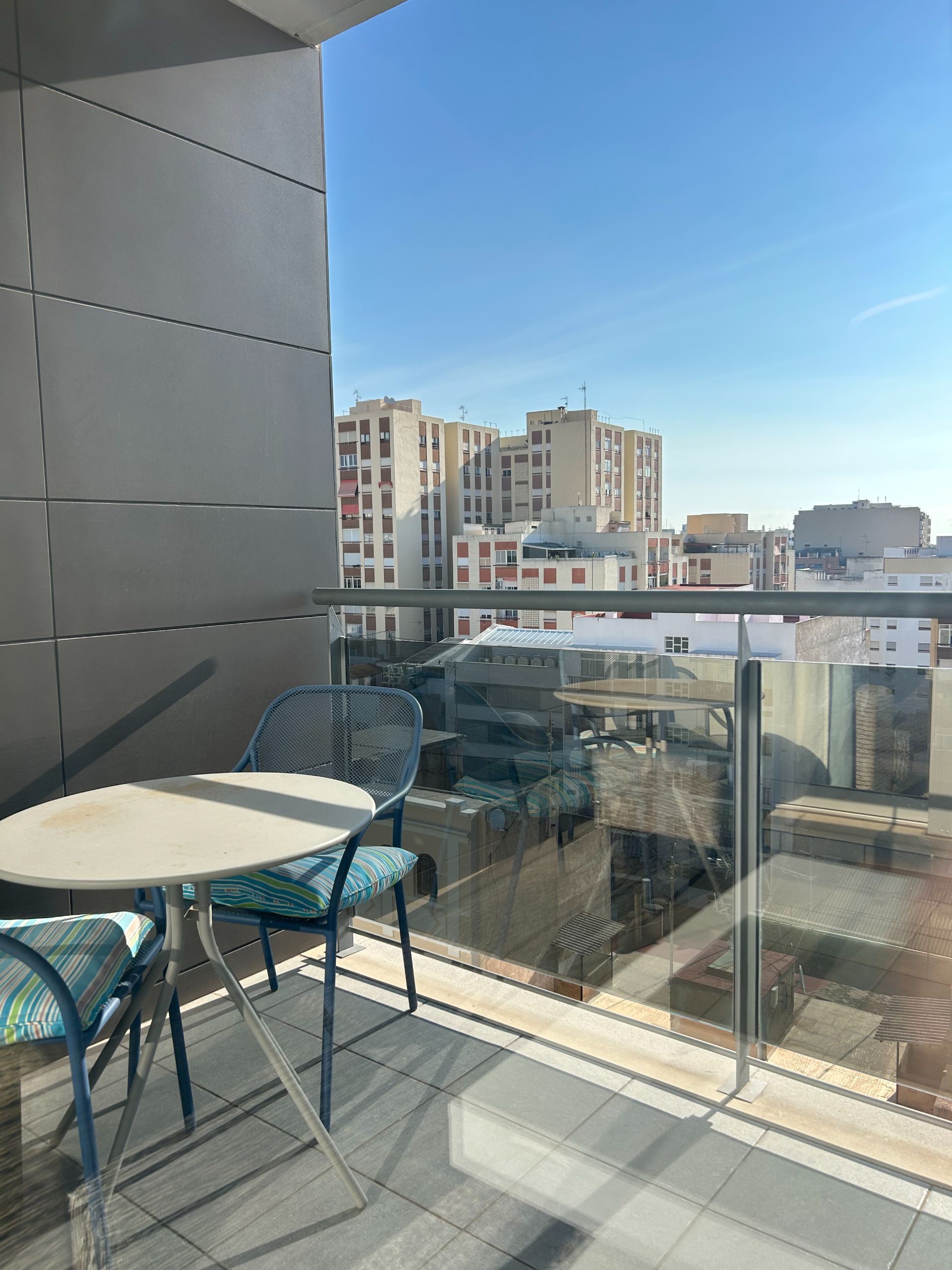 Terrace of Flat to rent in Castellón de la Plana / Castelló de la Plana  with Air Conditioner, Heating and Terrace
