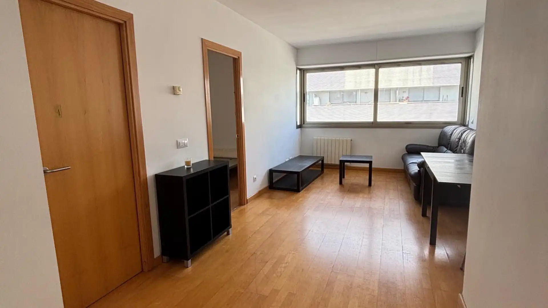 Sala d'estar de Pis de lloguer en Girona Capital amb Moblat i Balcó