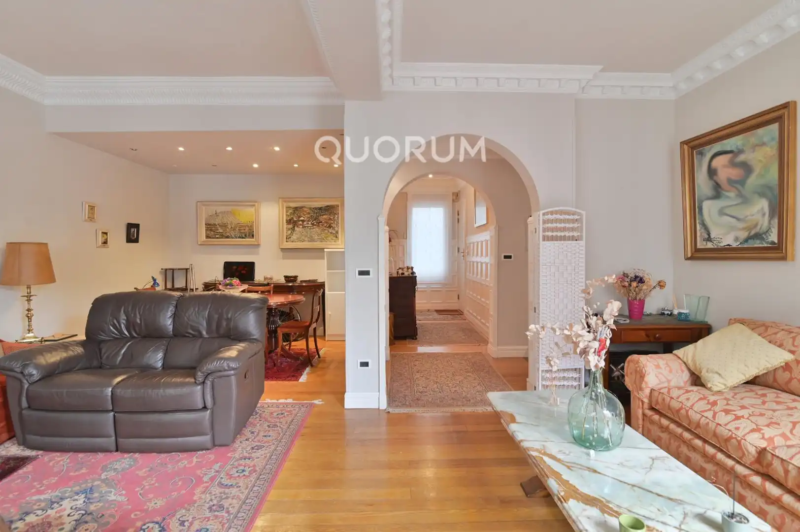 Sala de estar de Piso en venta en Bilbao  con Calefacción y Balcón