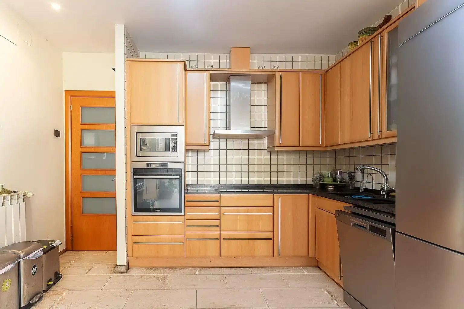 Küche von Haus oder Chalet zum Verkauf in Sabadell mit Klimaanlage, Privatgarten und Terrasse