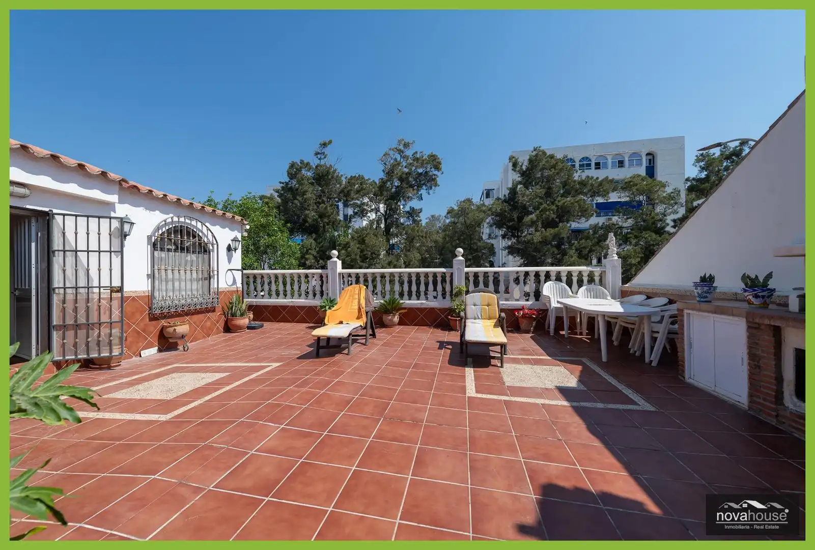 Terraza de Casa o chalet en venta en Málaga con Aire acondicionado, Terraza y Trastero