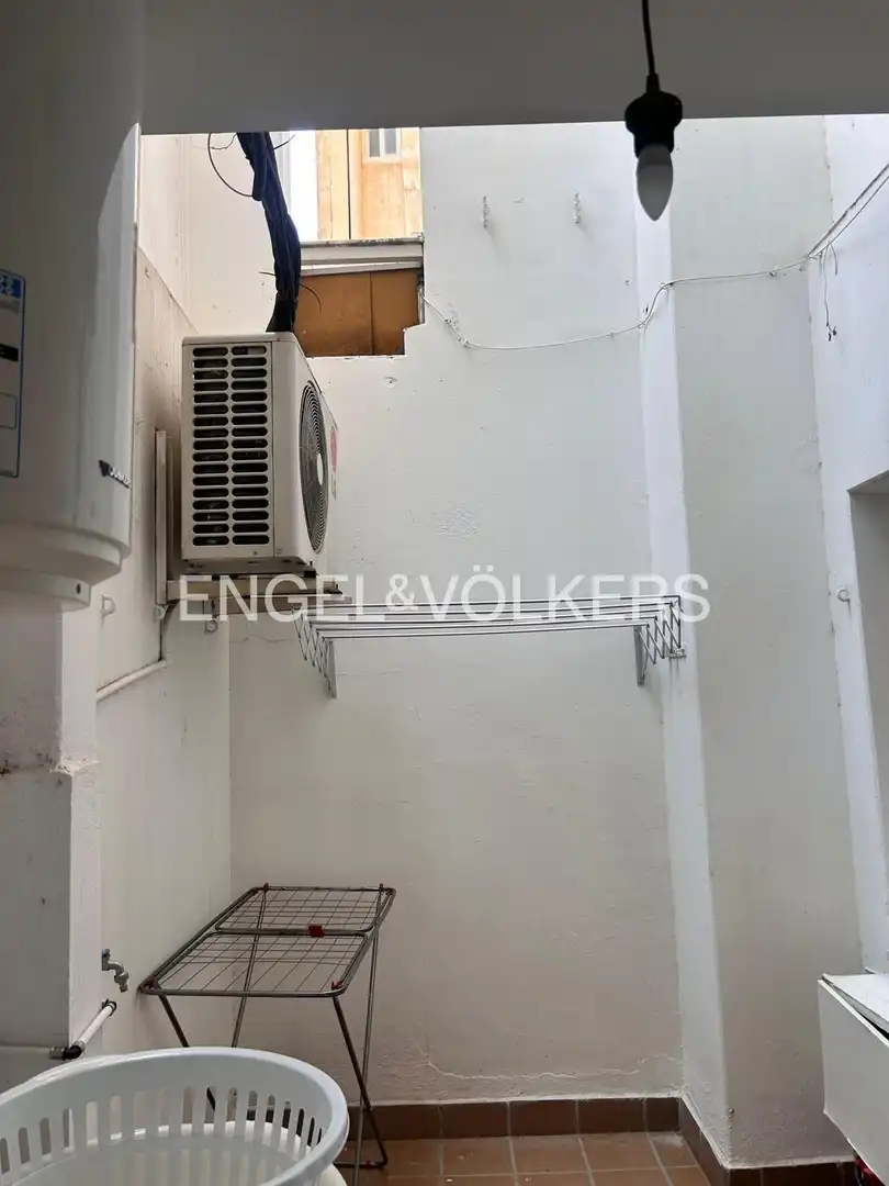 Terraza de Dúplex de alquiler en Barcelona con Aire acondicionado, Calefacción y Parquet
