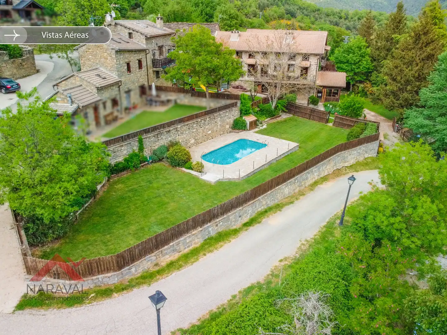 Piscina de Casa o chalet en venta en Fiscal con Aire acondicionado, Calefacción y Jardín privado