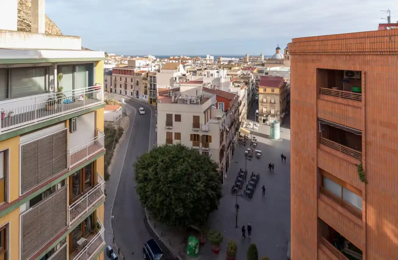 Vista exterior de Apartament de lloguer en Alicante / Alacant amb Aire condicionat, Calefacció i Parquet