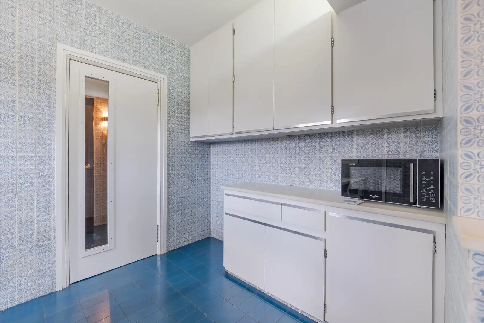 Cuina de Apartament de lloguer en Girona amb Calefacció, Parquet i Terrassa