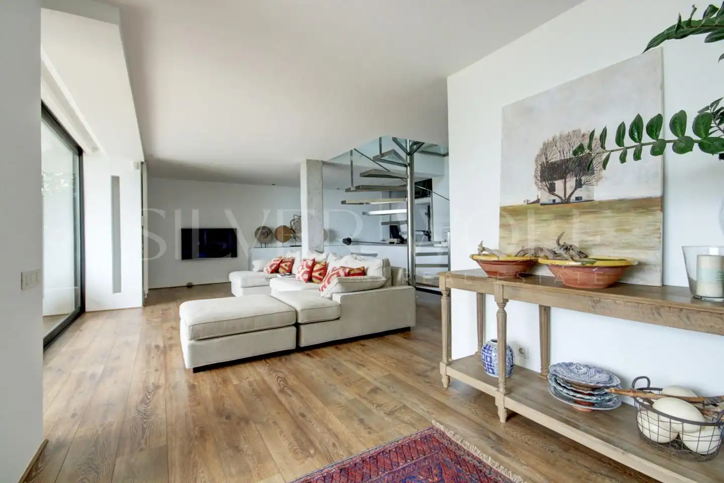 Sala de estar de Casa o chalet en venta en Sitges con Aire acondicionado, Calefacción y Jardín privado