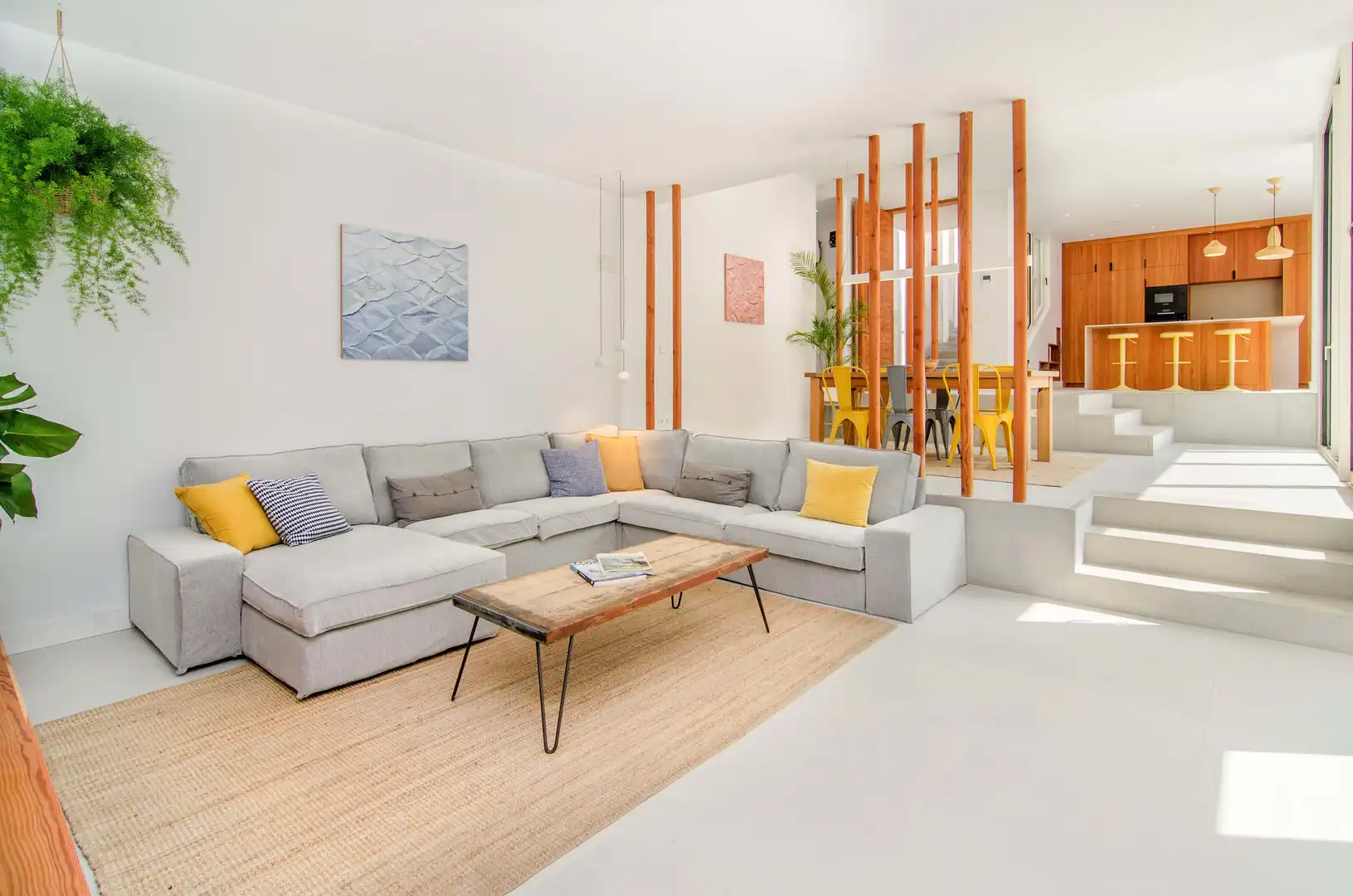 Sala d'estar de Casa o xalet en venda en Sant Pere de Ribes amb Aire condicionat, Calefacció i Terrassa