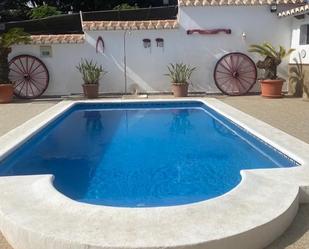 Swimming pool of House or chalet for sale in Vélez-Málaga  with Air Conditioner, Heating and Private garden