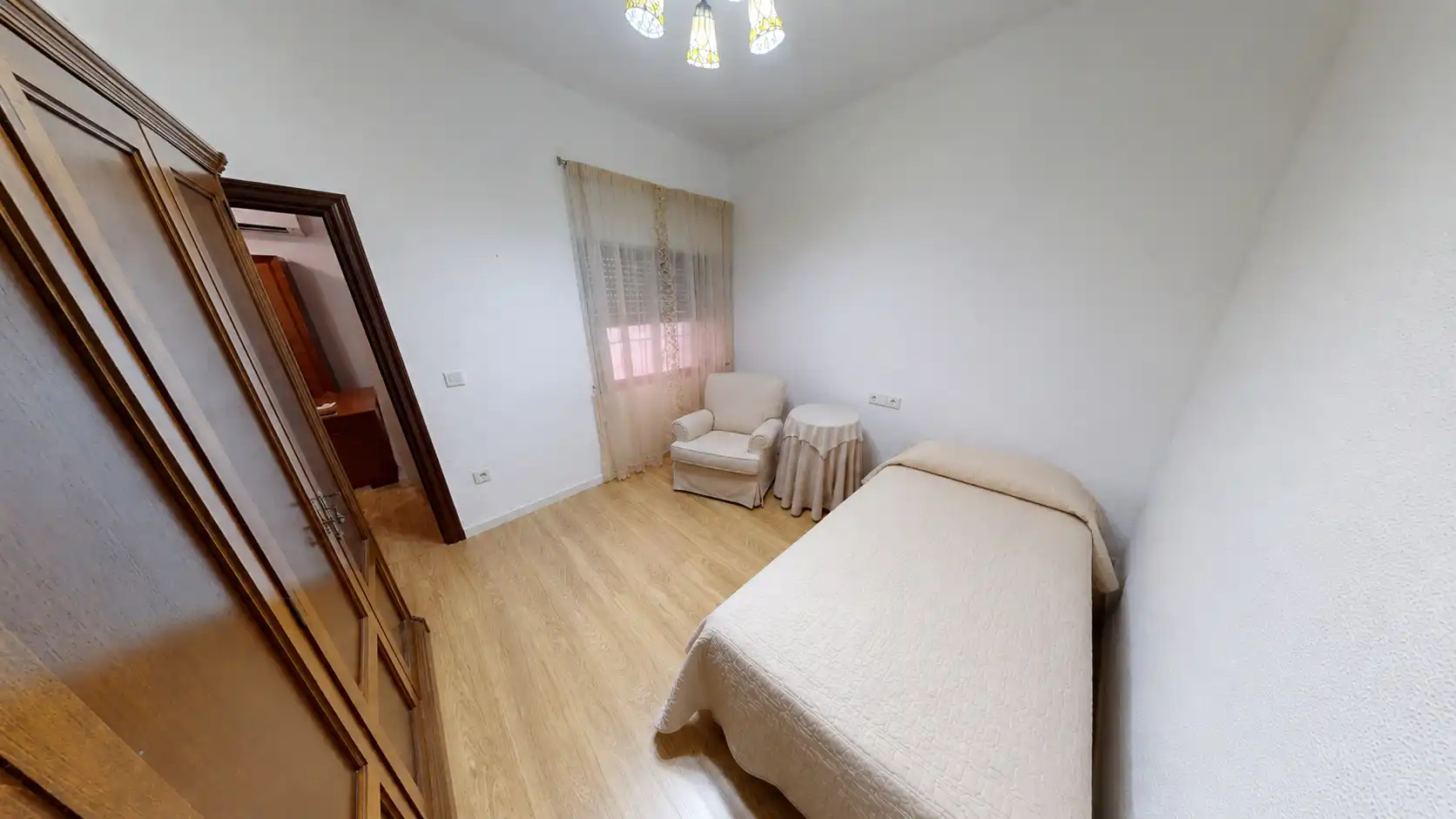 Schlafzimmer von Wohnung zur Miete in Alicante / Alacant mit Klimaanlage, Möbliert und Waschmaschine