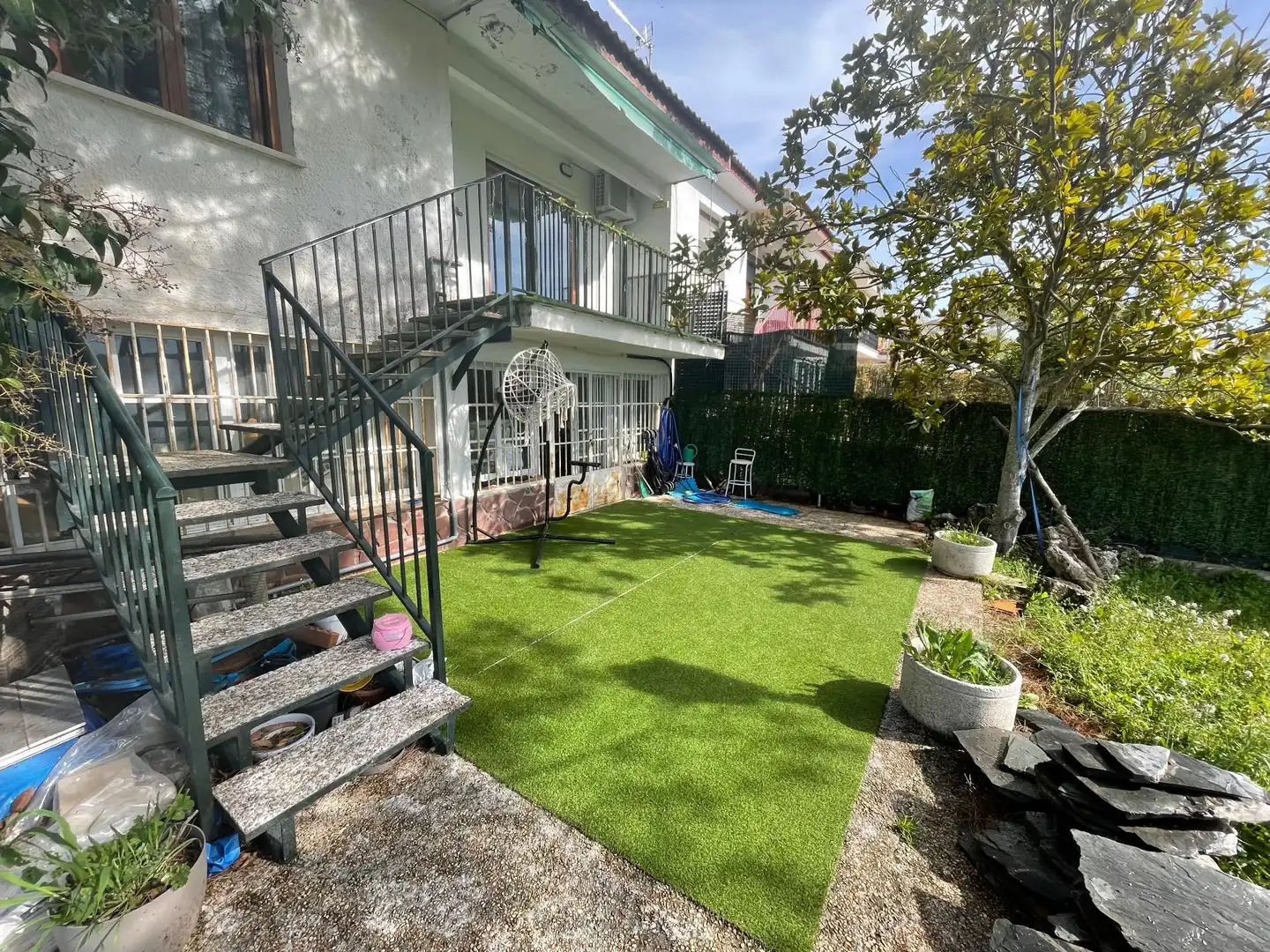 Terraza de Casa o chalet en venta en Orusco de Tajuña con Aire acondicionado, Calefacción y Jardín privado