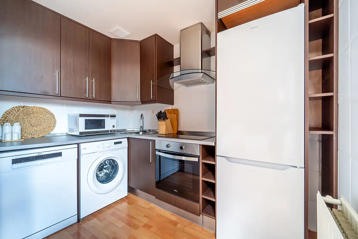 Küche von Wohnung zum Verkauf in Madrid mit Klimaanlage, Terrasse und Gemeinschaftspool