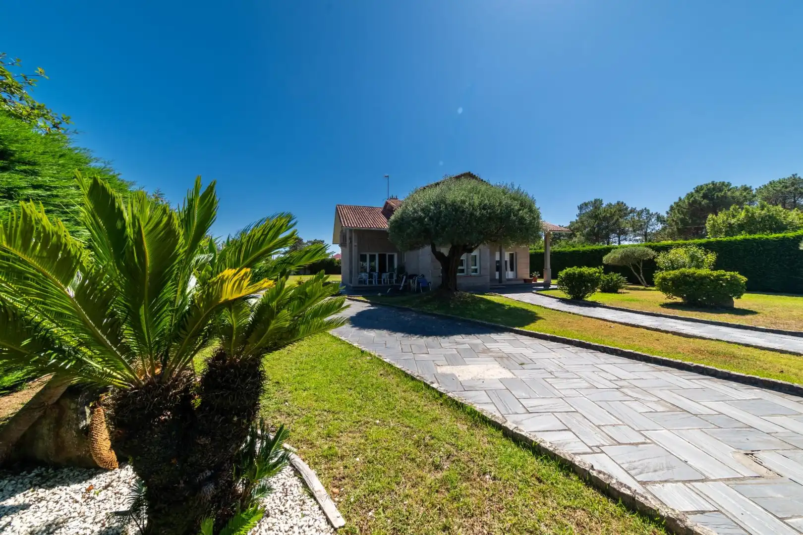 Jardín de Casa o chalet en venta en A Illa de Arousa  con Calefacción, Jardín privado y Terraza