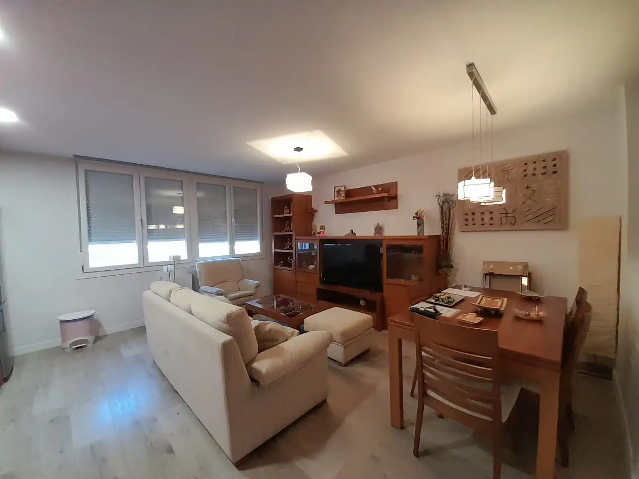 Sala de estar de Piso de alquiler en  Madrid Capital con Aire acondicionado, Calefacción y Parquet