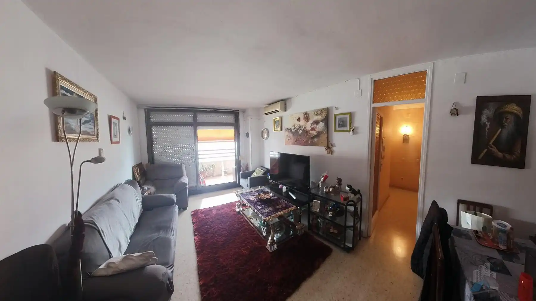 Sala de estar de Piso en venta en L'Hospitalet de Llobregat