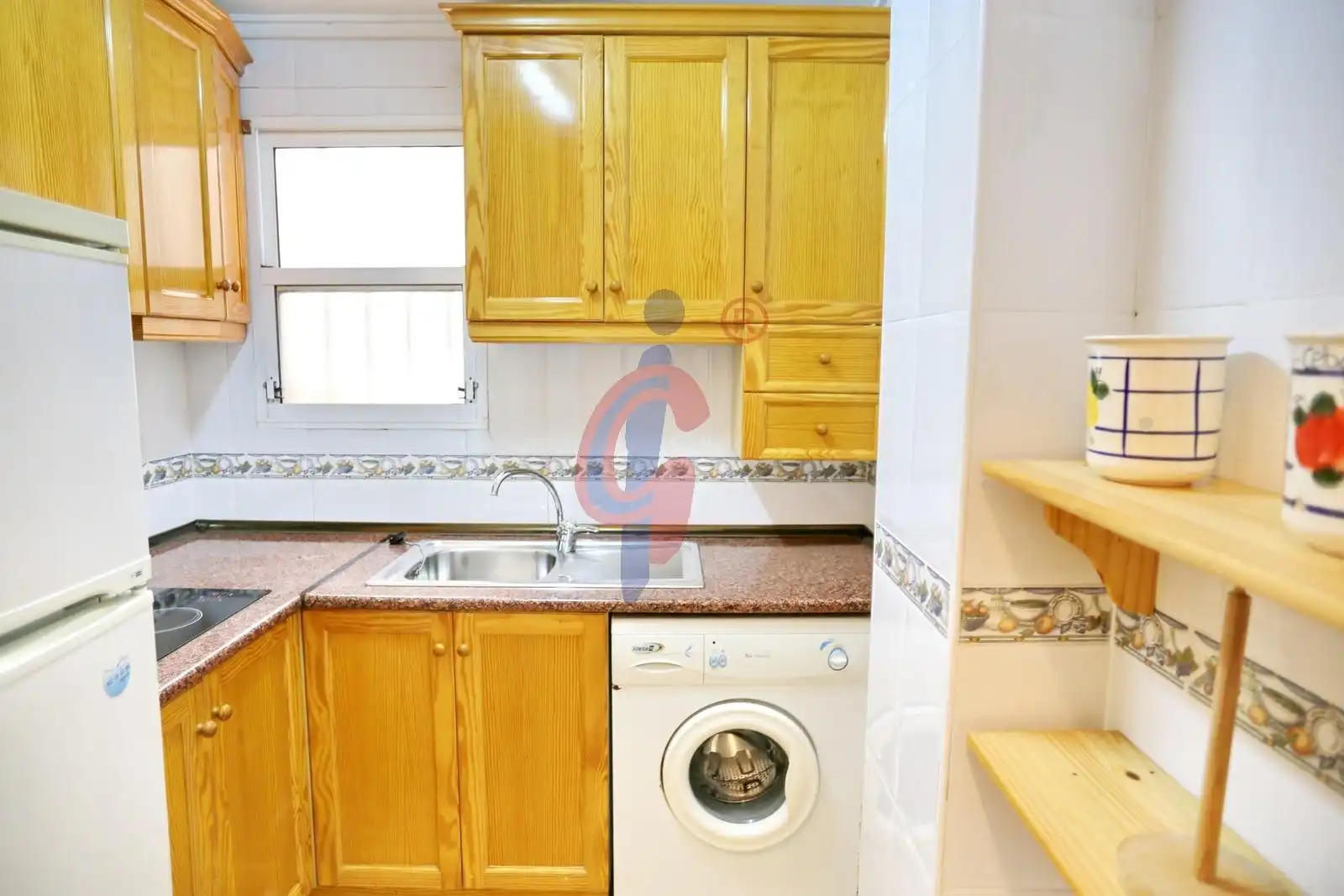 Cocina de Apartamento en venta en Guardamar del Segura con Aire acondicionado, Terraza y Amueblado