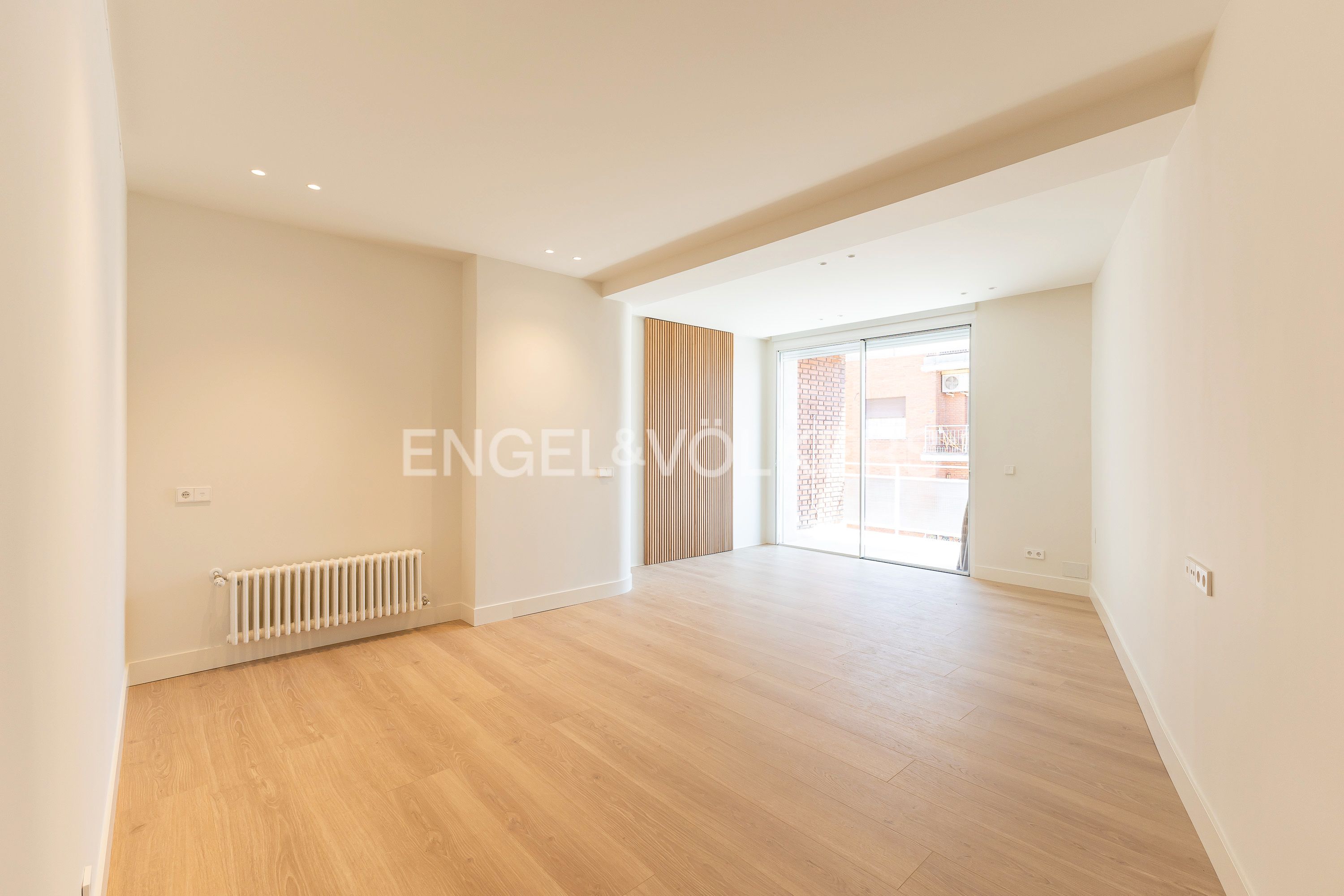 Sala de estar de Apartamento de alquiler en  Madrid Capital con Aire acondicionado, Calefacción y Terraza