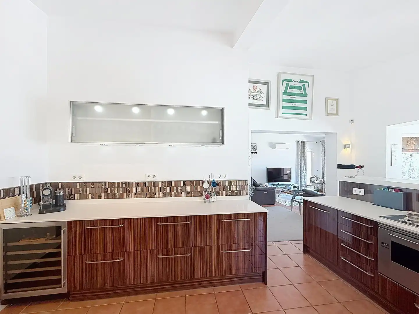 Cuina de Casa o xalet en venda en Benitachell / El Poble Nou de Benitatxell amb Aire condicionat, Calefacció i Jardí privat