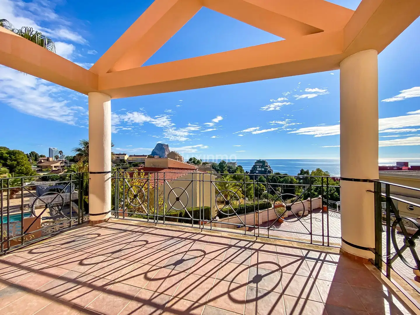 Garden of Houses for sale in Calpe / Calp  with Air Conditioner, Heating and Terrace