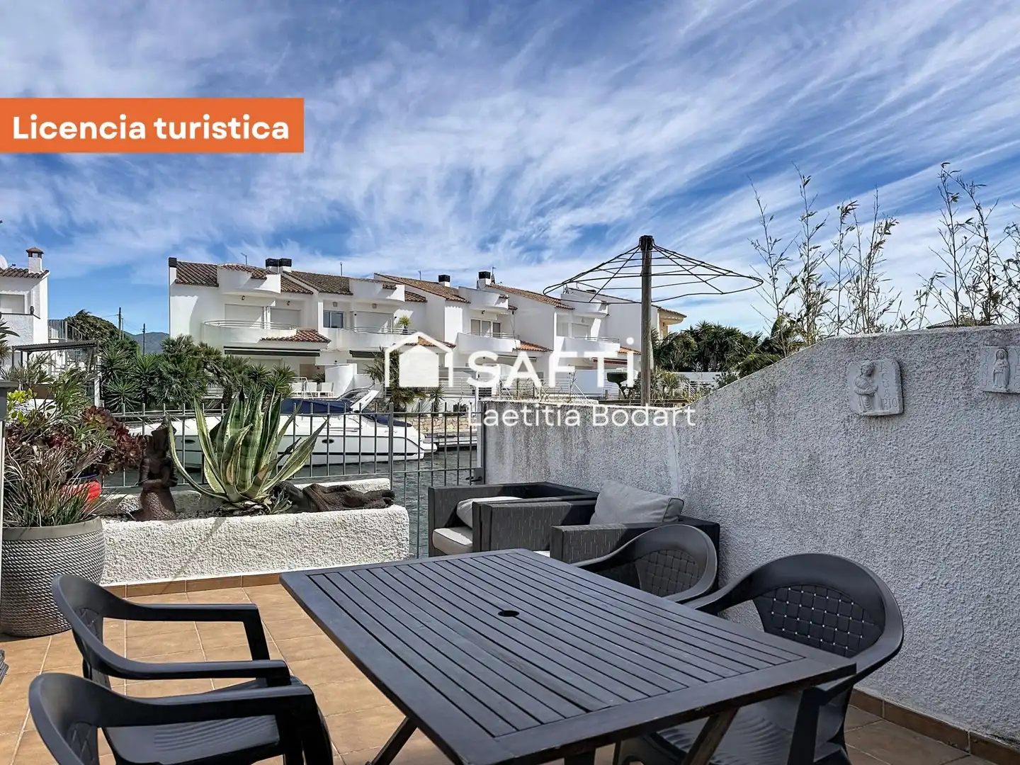 Terraza de Casa adosada en venta en Empuriabrava con Aire acondicionado, Calefacción y Terraza