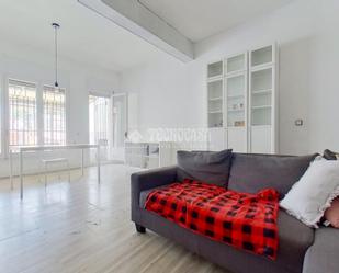 Living room of Single-family semi-detached for sale in Sabadell  with Parquet flooring and Terrace