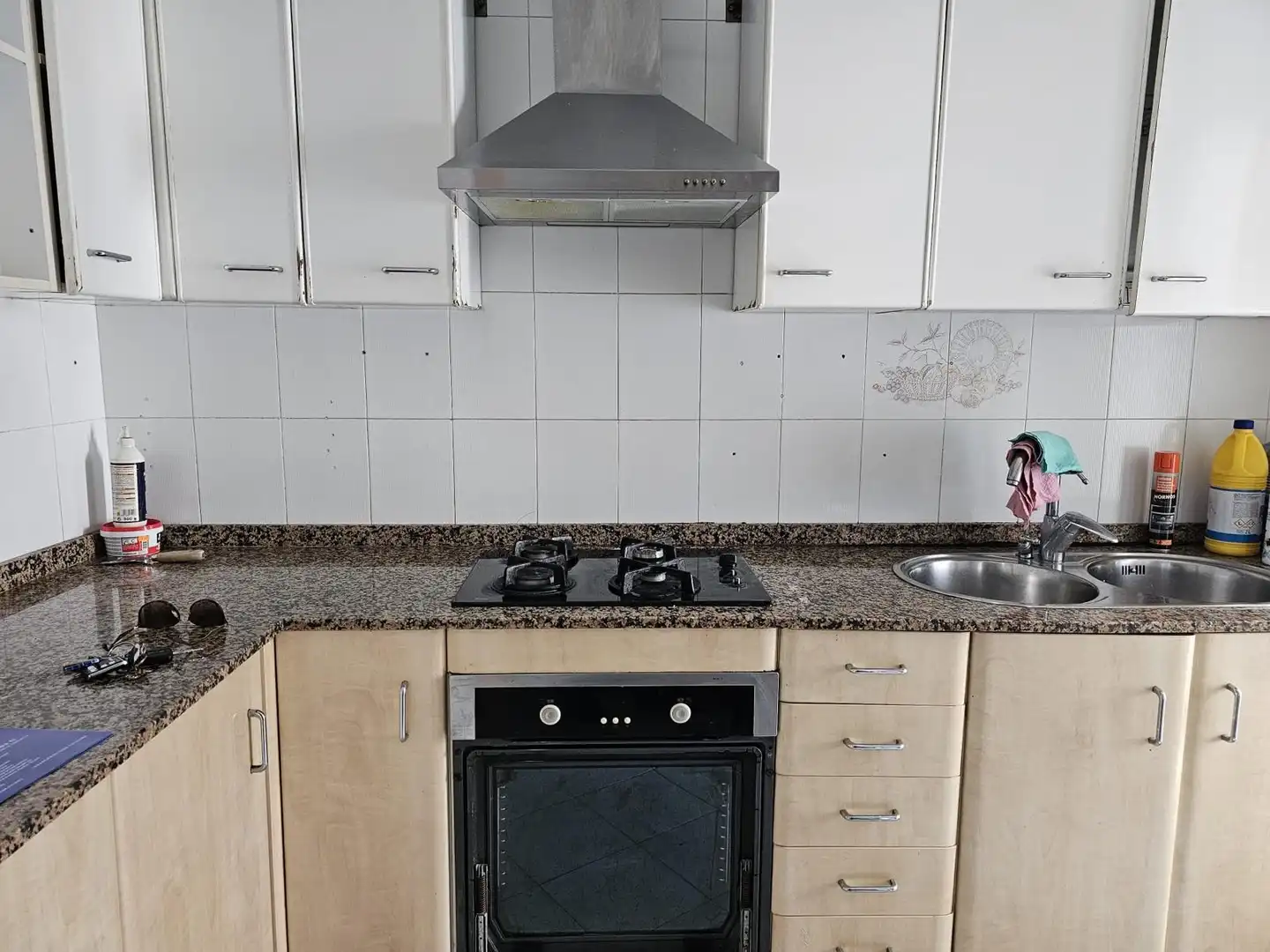 Kitchen of Flat for sale in Sant Andreu de la Barca  with Air Conditioner, Heating and Balcony