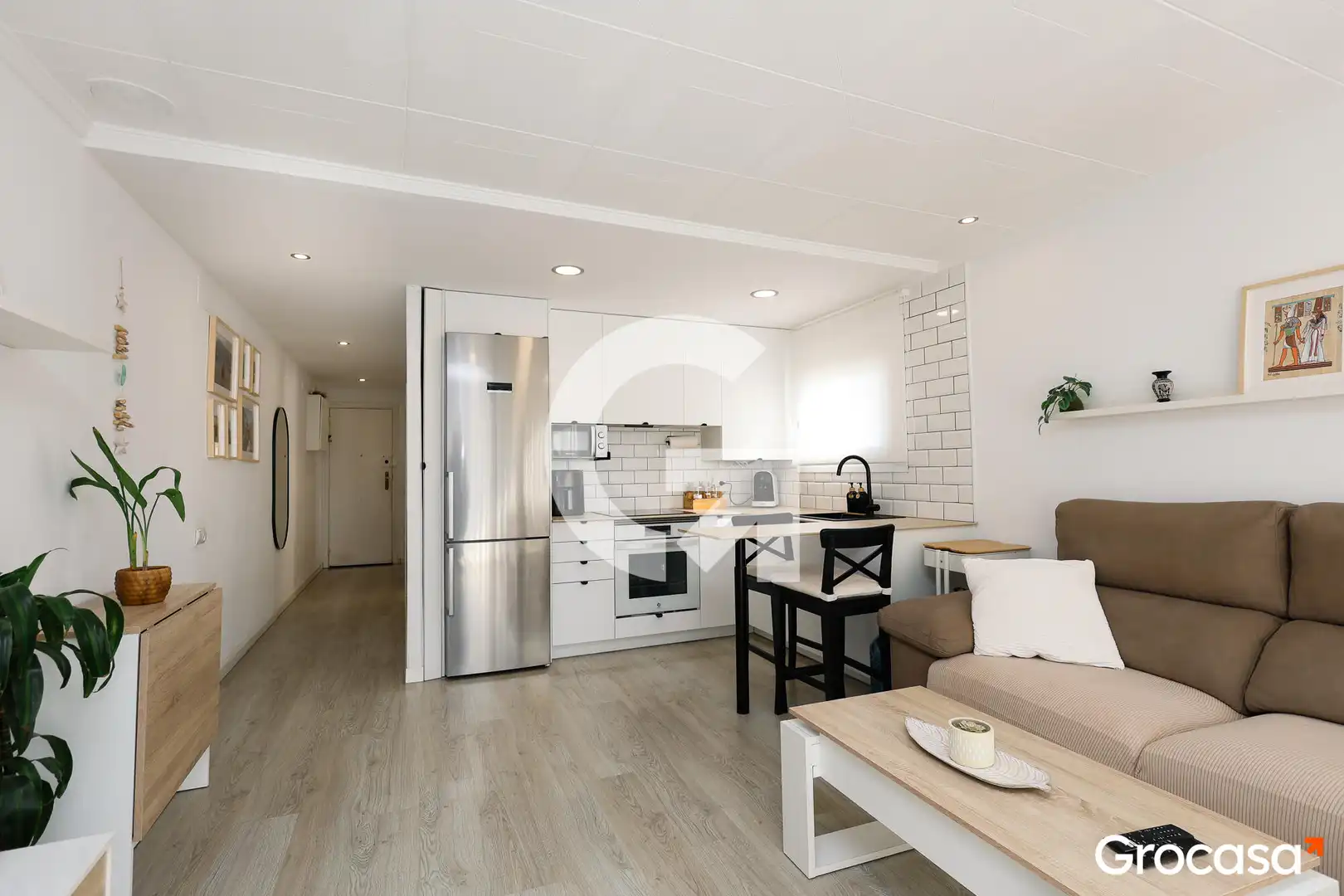 Kitchen of Flat for sale in Castelldefels  with Air Conditioner, Balcony and Community pool