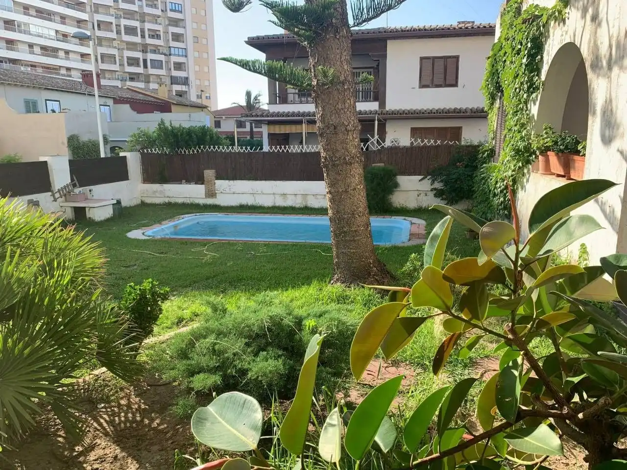 Piscina de Casa o xalet en venda en Sueca amb Calefacció, Jardí privat i Terrassa