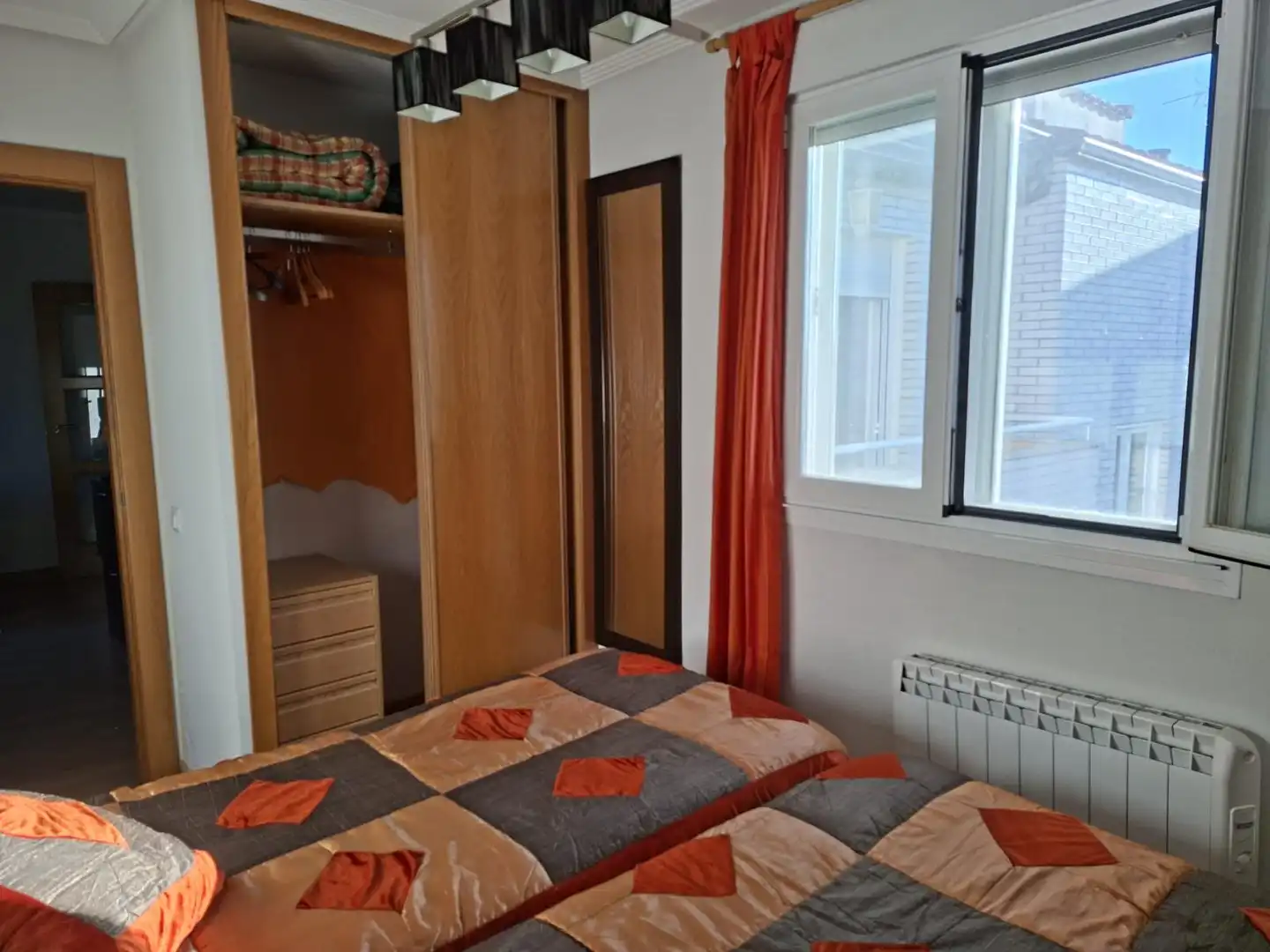 Schlafzimmer von Wohnung zur Miete in Arapiles mit Heizung, Parkett und Terrasse