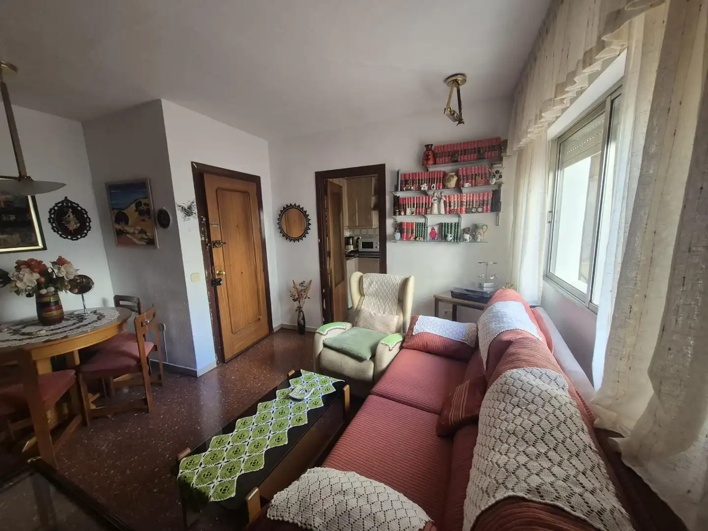 Sala de estar de Piso en venta en Huelva con Terraza y Amueblado