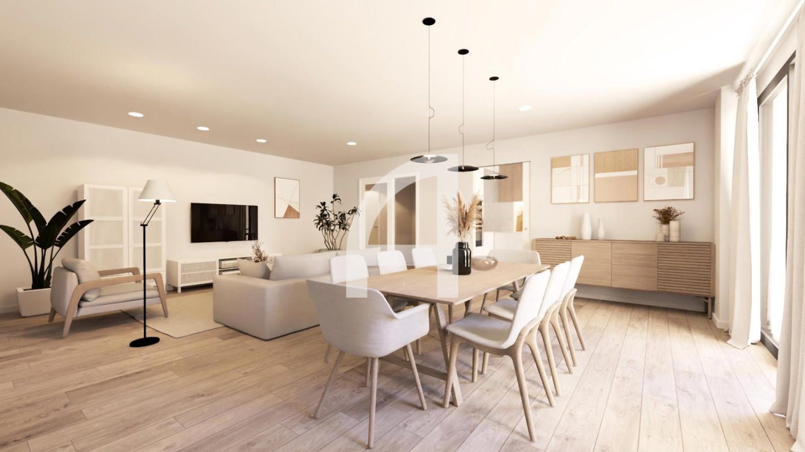 Menjador de Casa o xalet en venda en Terrassa amb Aire condicionat, Calefacció i Parquet