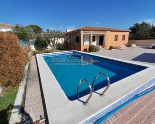 Swimming pool of House or chalet for sale in  Jaén Capital  with Air Conditioner, Private garden and Swimming Pool