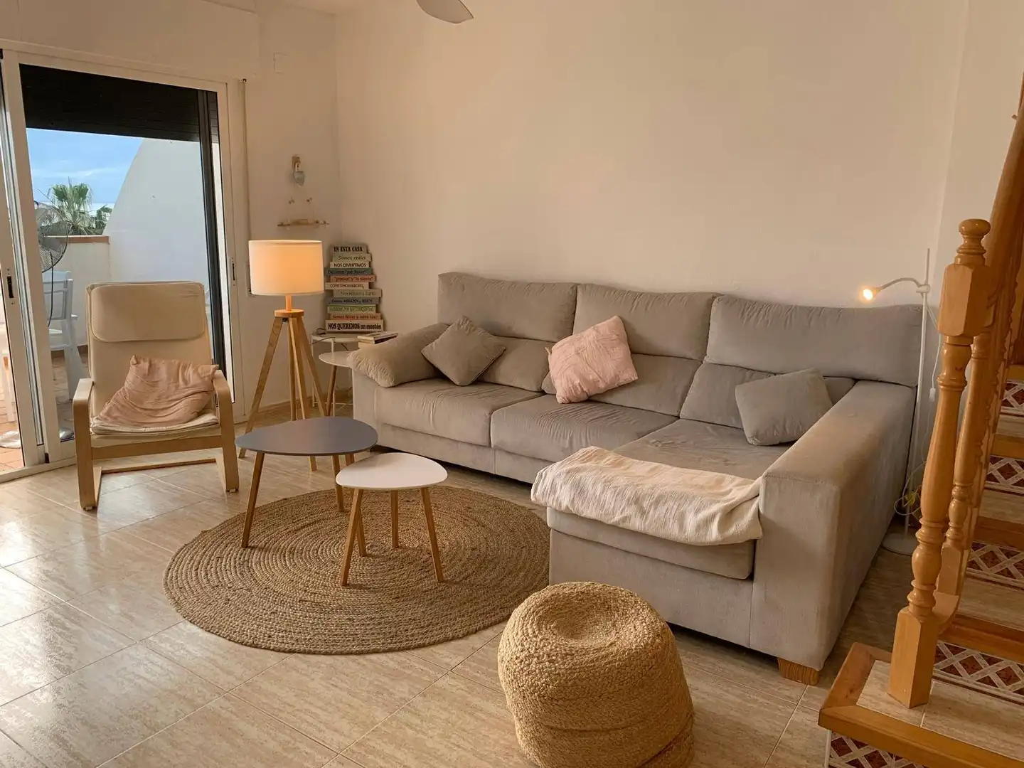 Wohnzimmer von Wohnungen zum Verkauf in Orihuela mit Klimaanlage, Heizung und Terrasse
