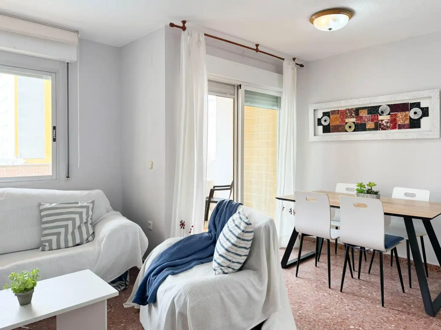 Sala de estar de Apartamento de alquiler en Playa de Gandia