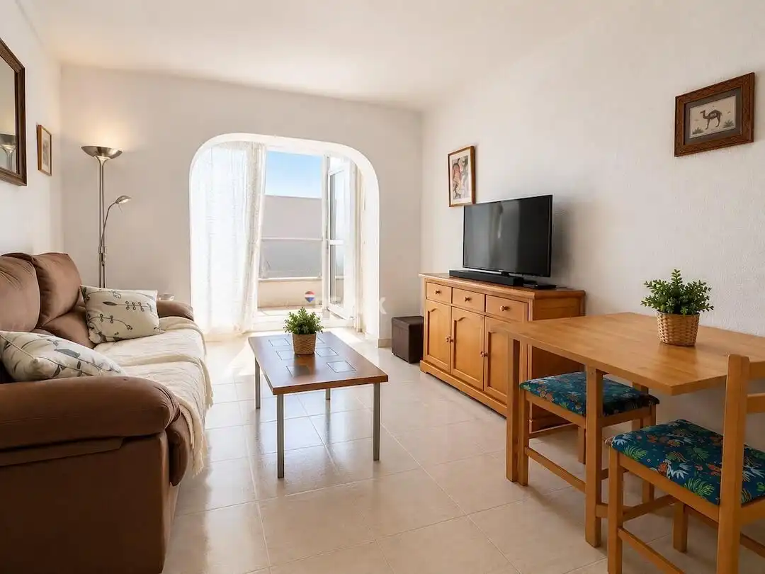 Sala de estar de Piso en venta en Empuriabrava con Terraza y Balcón