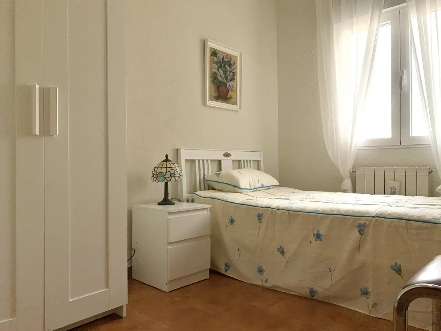 Bedroom of Flat for rent in Madrid  with Heating, Parquet flooring and Terrace