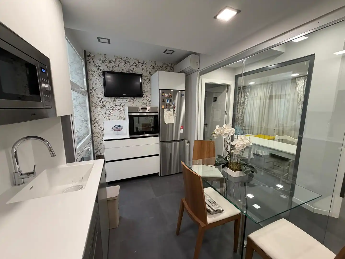 Kitchen of Flat for sale in Cuenca  with Air Conditioner