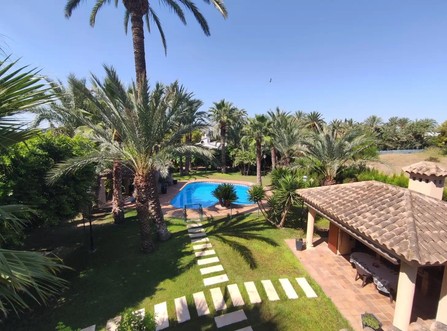 Jardí de Casa o xalet en venda en Elche / Elx amb Aire condicionat, Calefacció i Jardí privat