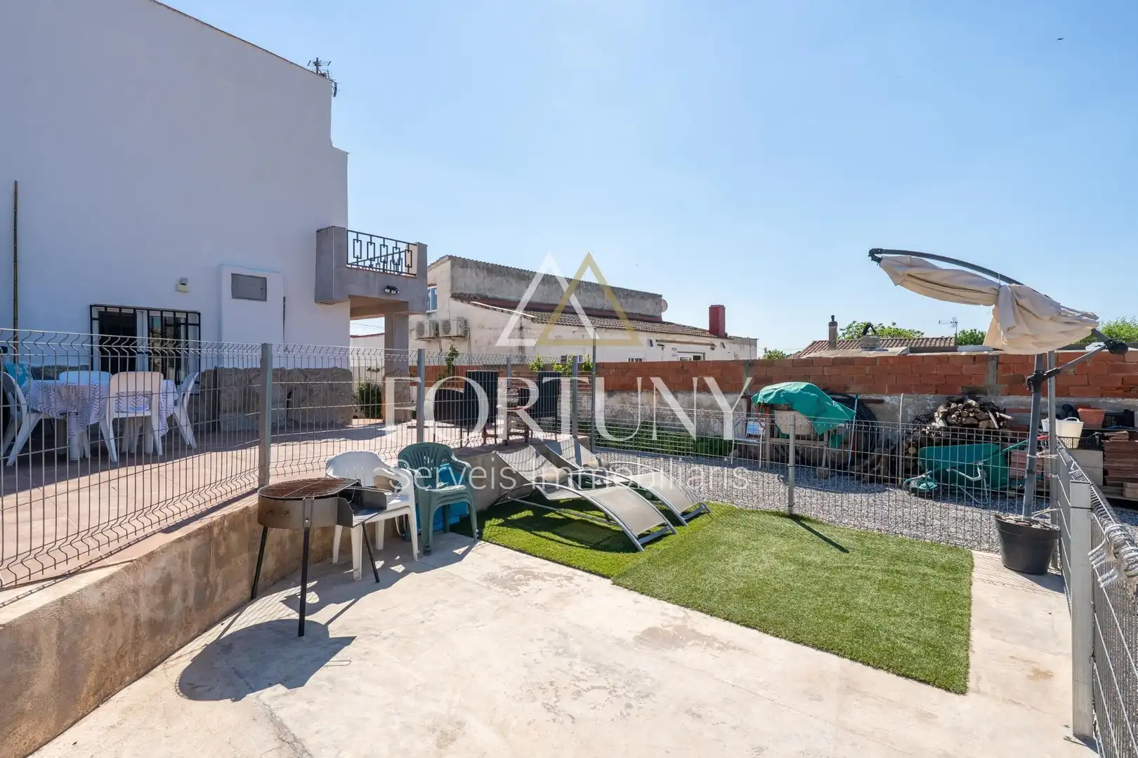 Terrassa de Casa o xalet en venda en Alcover amb Aire condicionat, Jardí privat i Terrassa