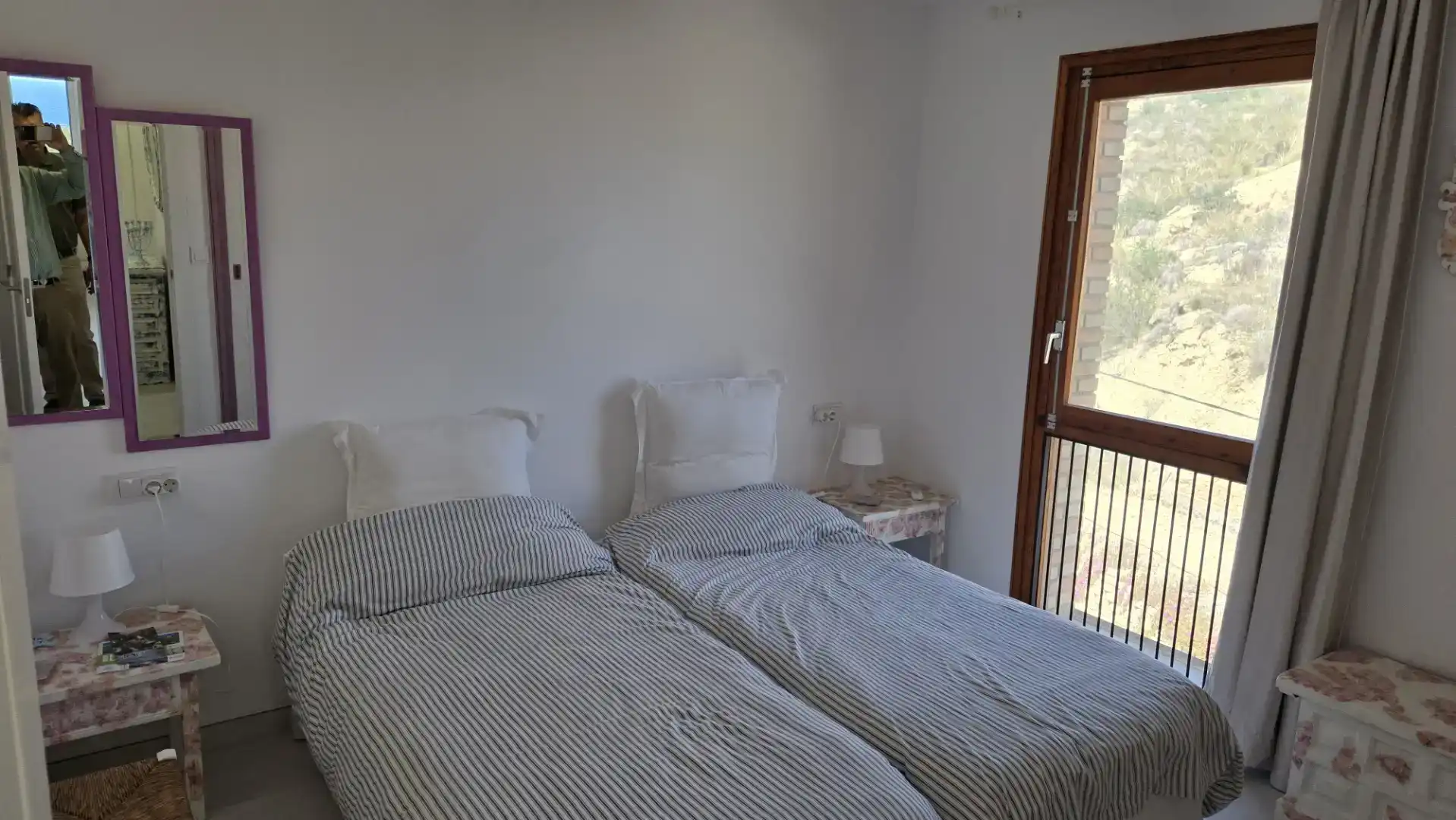Bedroom of Flat for rent in El Campello  with Air Conditioner, Private garden and Swimming Pool